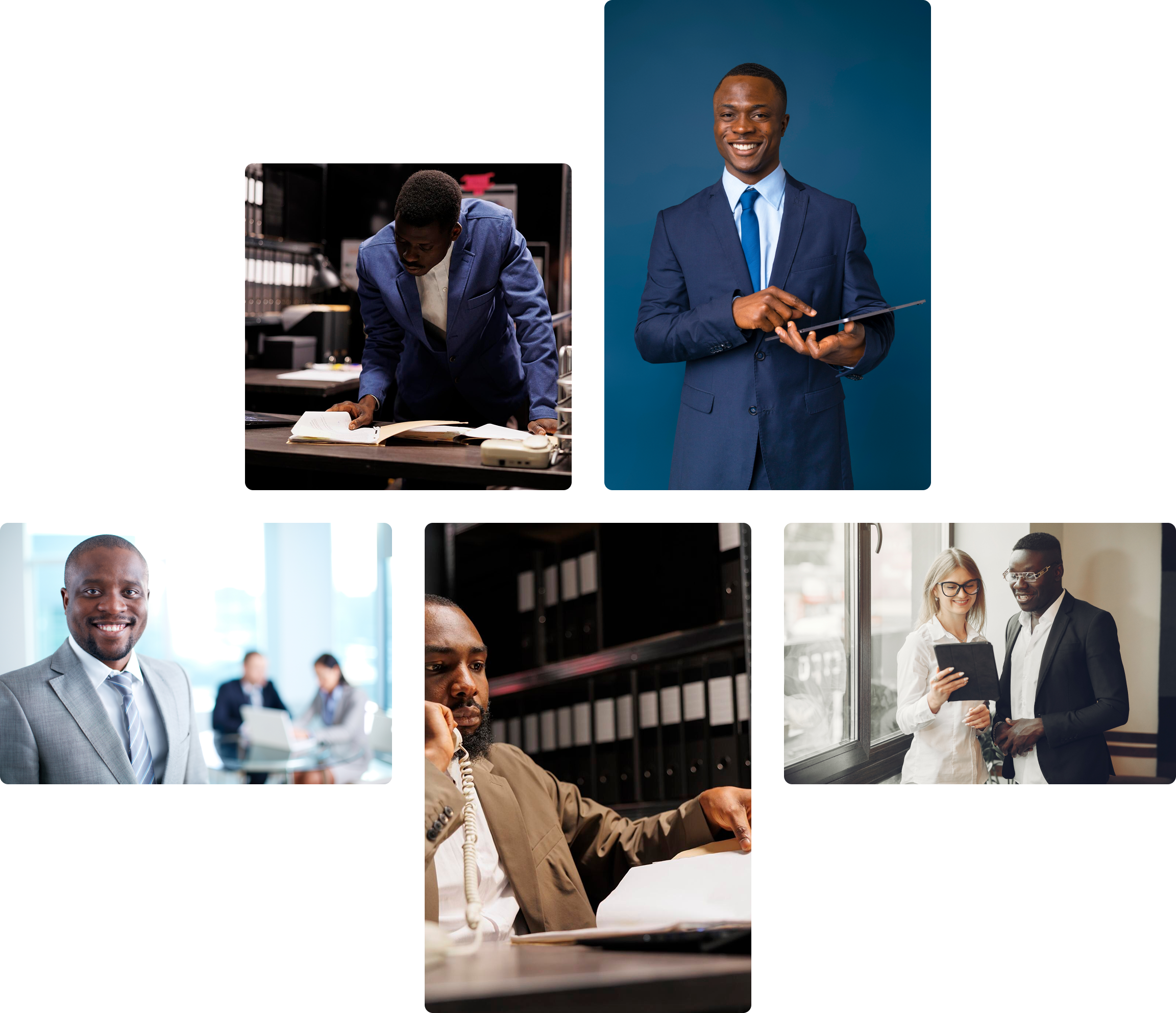 Cluster of legal professionals